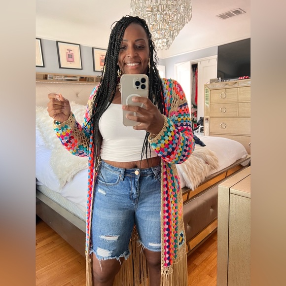 Everything's Good Crochet Cardigan - Picture 5 of 5